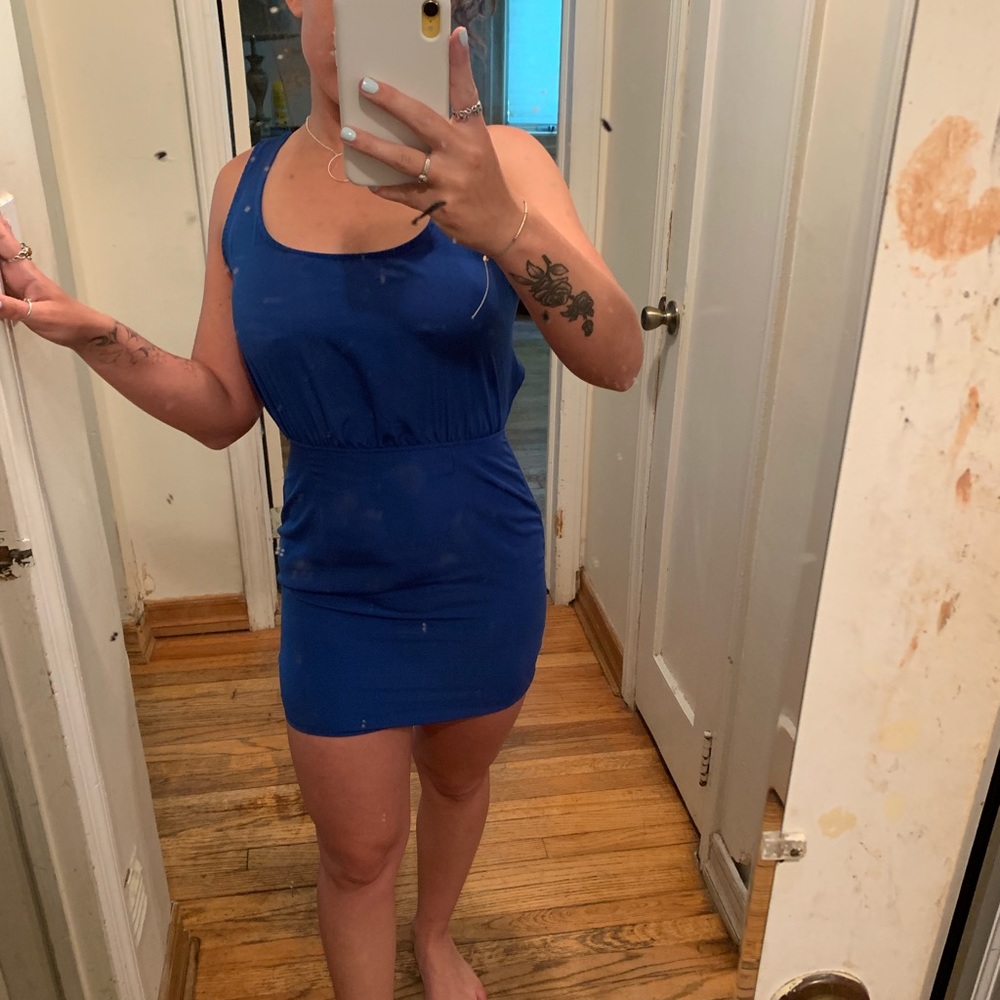 Blue dress